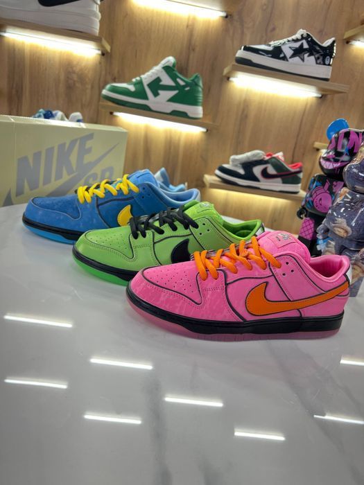 Кросівки Nike SB Dunk Low Blue x Pink x Green