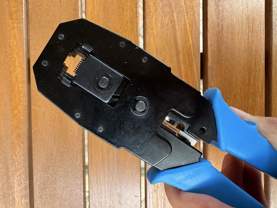 Обжимка для интернет-кабеля RJ45 (кримпер)