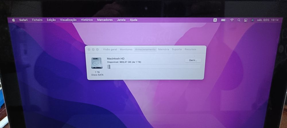 MacBook Pro 13 i5 16GB RAM 1TB Monterey Bateria Nova