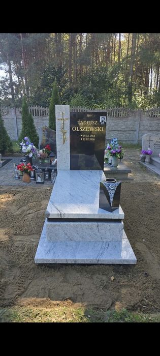 Nagrobek granitowy pomnik 90x190 indyjski