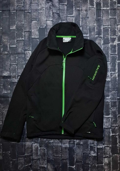 Kurtka męska Salomon Clima Pro, softshell outdoor trekking hiking logo