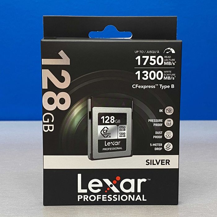 Lexar Professional CFexpress Type B SILVER 128GB (1750/1300MB/s)- NOVO