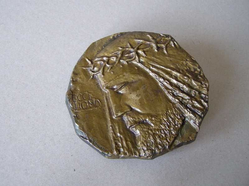 Plakieta /medal Wacław Kowalik - sygn. ECCE  HOMO