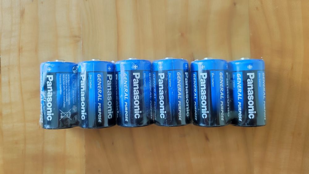 Батарейки Panasonic R20 1.5 V