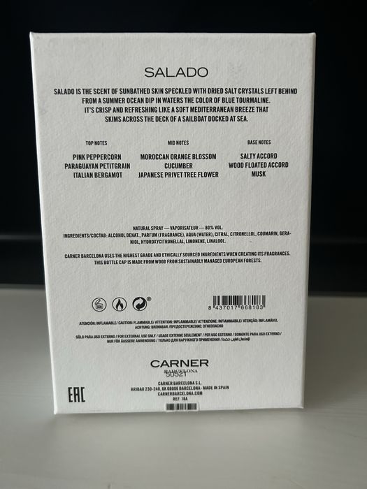 Carner Barcelona Salado 100 ml oryginał