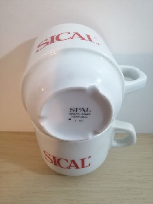 Chávenas chá e café SICAL anos 90