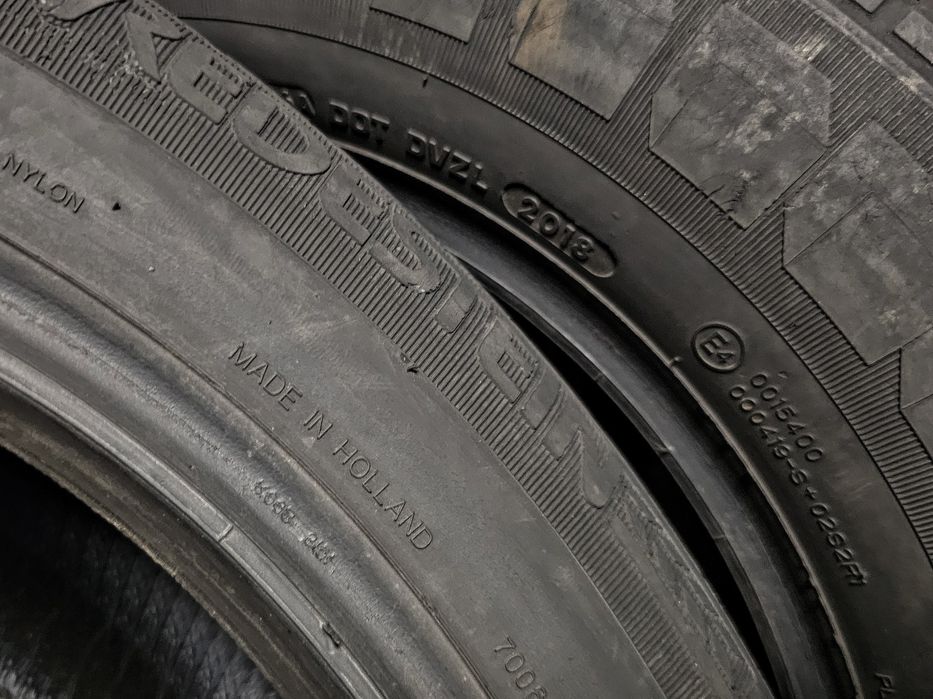 Пара 215/65R16C Vredestein | 5mm | 2018 | Holland | Преміум шини/Ідеал