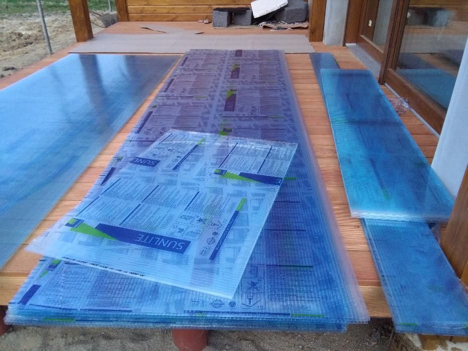 Płyty Poliwęglan komorowy - lity - transport - docinamy - Dostawa PL