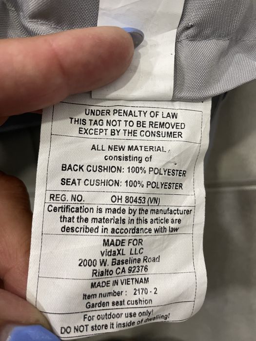 Almofadão banco jardim