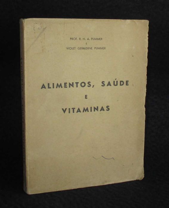 Livro Alimentos Saúde e Vitaminas Plimmer