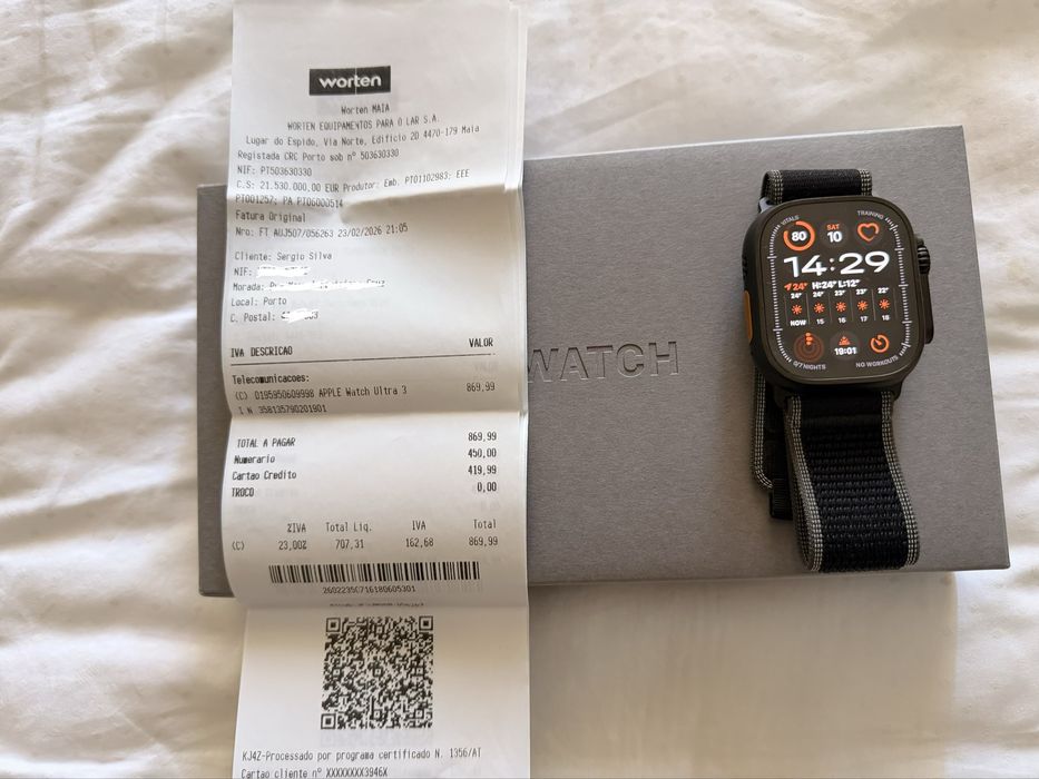 Apple Watch Ultra 3 - 49mm - Black - Ocean Band