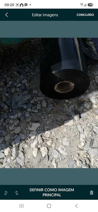 Rolos de plastico