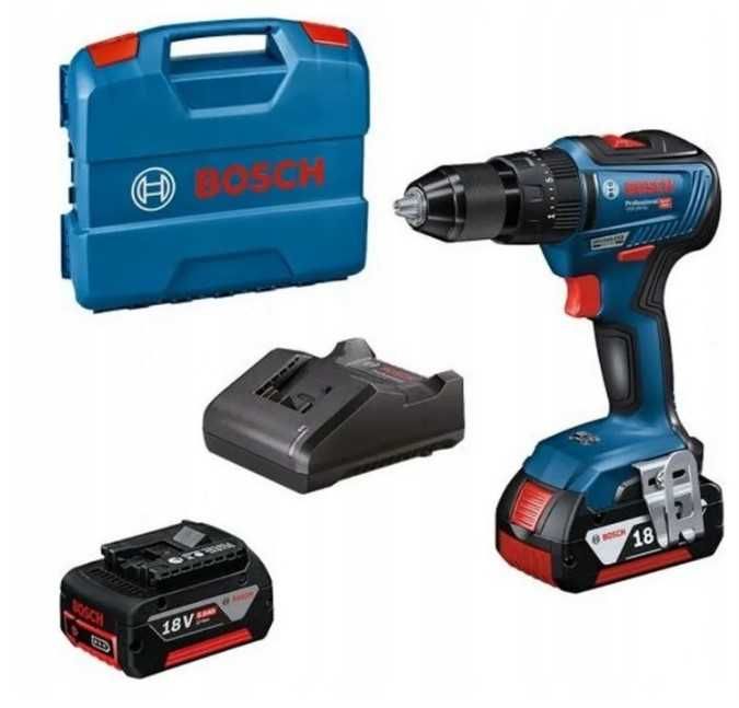 Wkrętarka bosch gsb 18v-55 udar 55nm 4ah lboxx