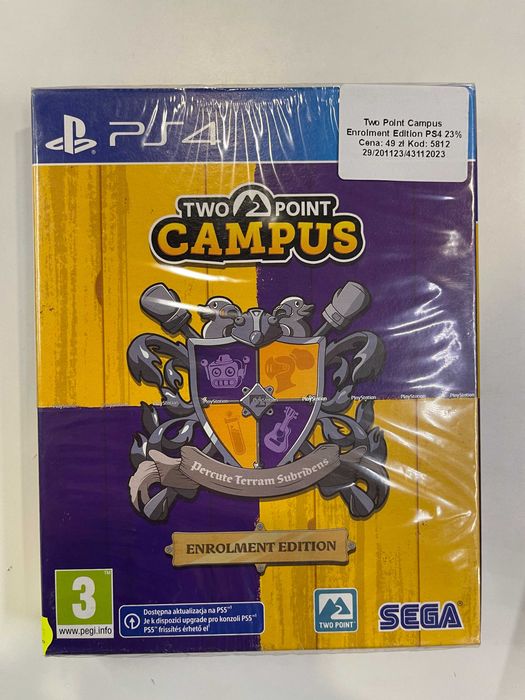 Two Point Campus Enrolment Edition PS4 NOWA Sklep Ostróda