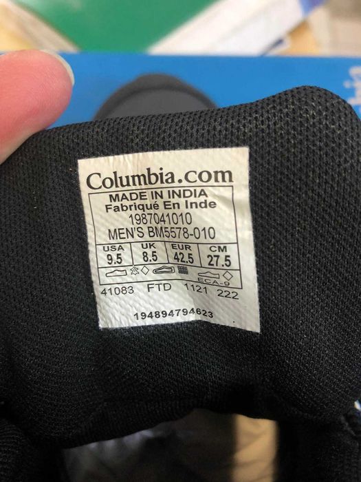 Ботинки Columbia Trailstorm Peak Mid (BM5578-010) оригинал