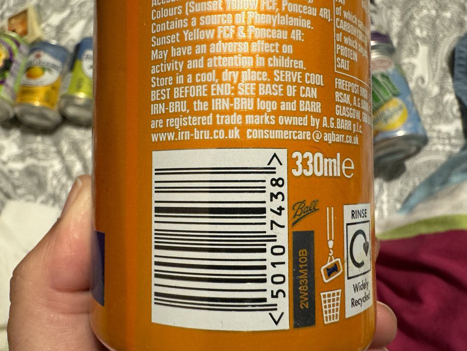 Lote de 10 Latas vazias: Chupa-Chupps; Candy Can e outras
