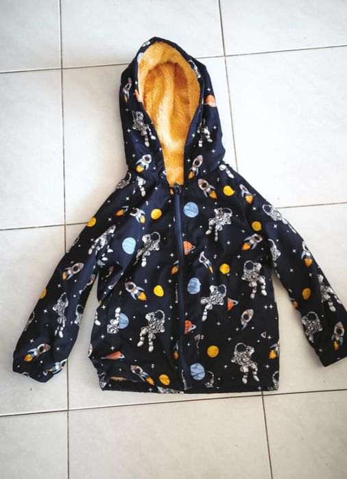 Casaco fofinho com pelo