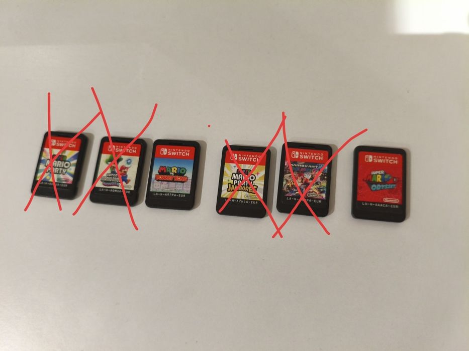 Gry na Switch z serii Mario