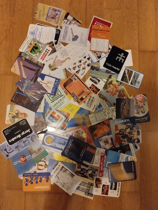 Lote 148 calendários de bolso