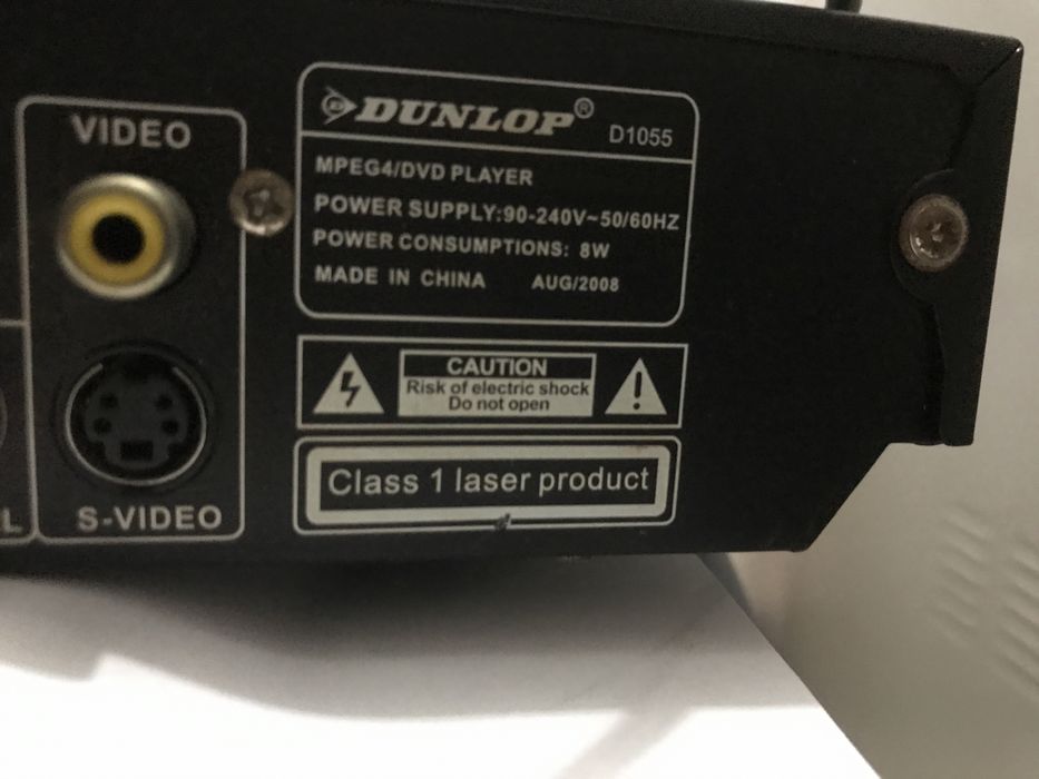 Leitor  de dvd Dunlop D 1055