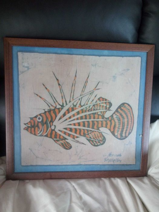 Quadro Peixe Hoereau Seychelles