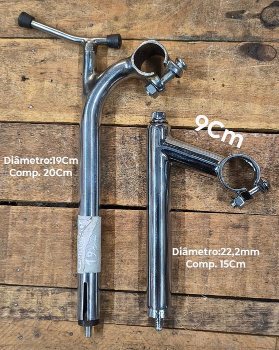 Cubos de roda bicicleta Vilar/Philips/avanço de guiador criança/cintas