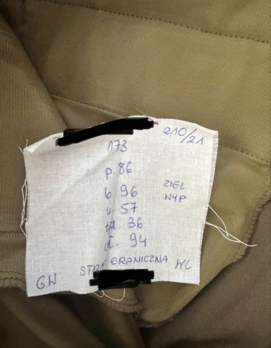 Mundur galowy SG dwie sztuki spodni!