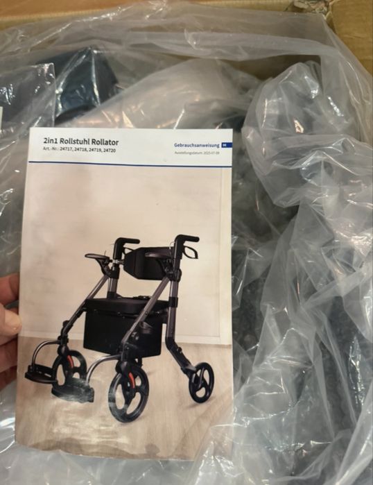 Nowy wózek chodak inwalidzki balkonik