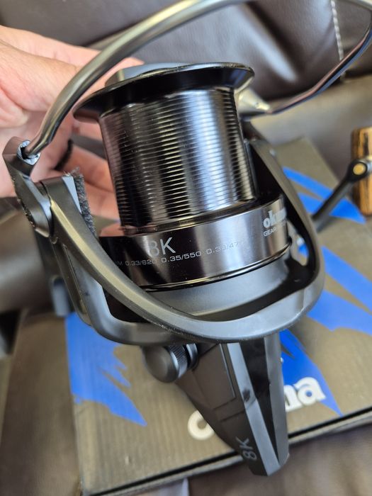 Nowy kołowrotek okuma 8k