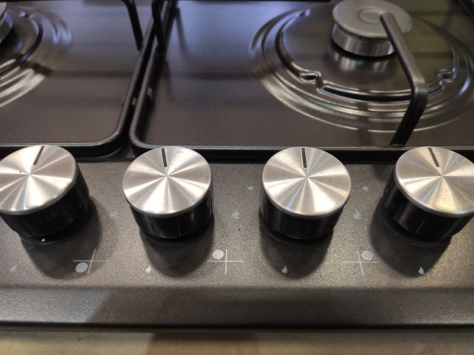 Варочная поверхность газовая LUXELL черная матовая Турция