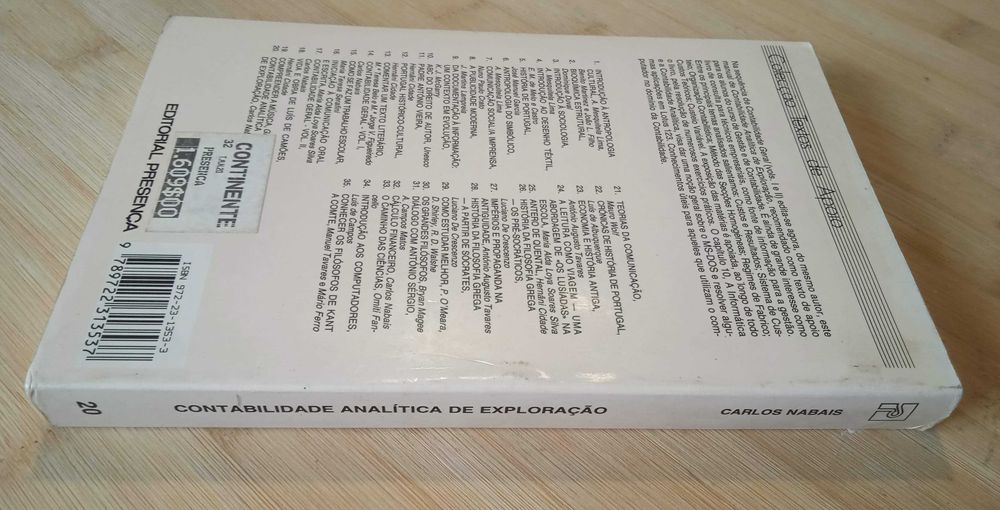 Contabilidade Analítica de Exploração de Carlos Nabais