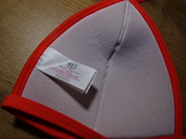 Góra bikini trójkąty usztywniany wiązany 12-13 l