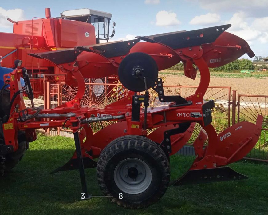 Pług obrotowy 3-skibowy AKPIL KM 80