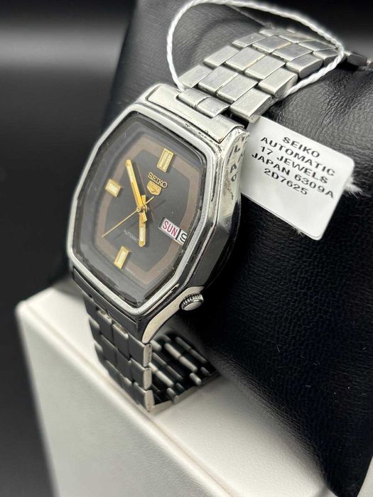 Zegarek SEIKO Automatic 6309A – vintage, 17 jewels, day-date
