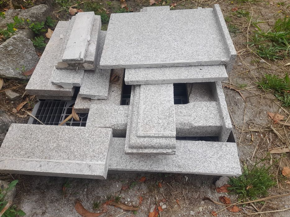 Lareira completa em granito. Nova. Nunca usada