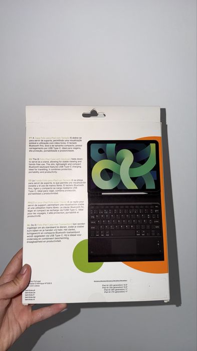 capa + teclado ipad air 10,9" e 11"