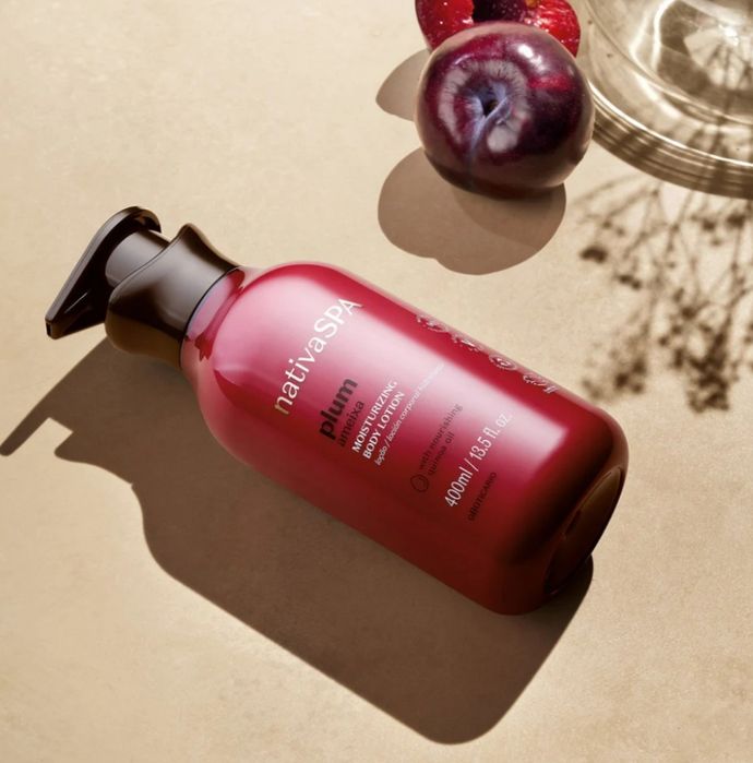 Loção corporal hidratante plum ameixa, nativaSPA 400ml