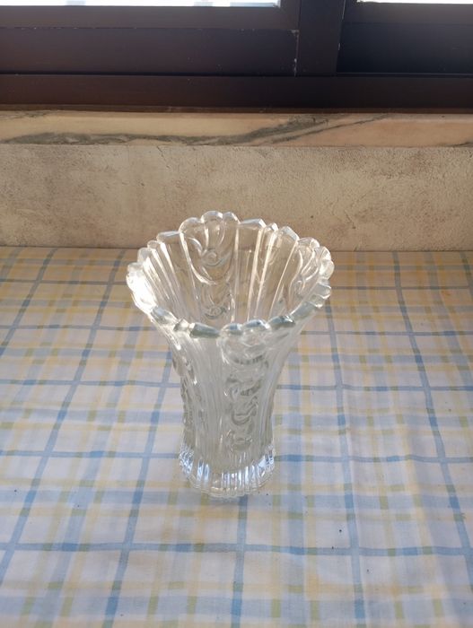 Jarra em Cristal Trabalhado Vintage