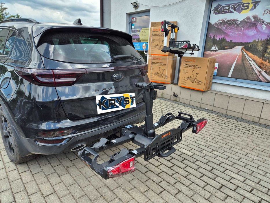 Bagażnik platforma rowerowa na hak SPINDER TX2 LED E-bike NOWOŚĆ 2024