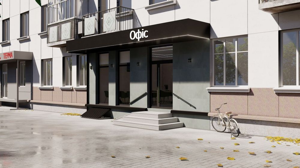 Дизайн офісів, фасадів, МАФів, 3D візуалізація