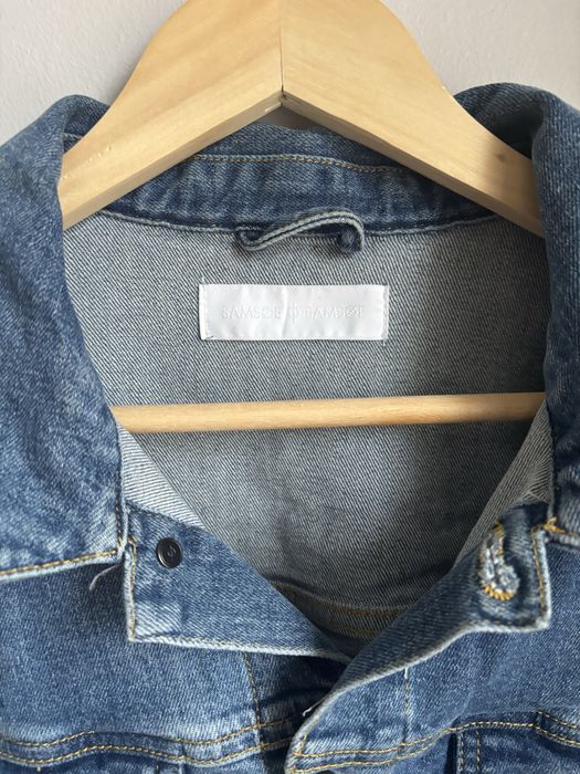 Kurtka jeansowa dżinsowa katana w stylu retro vintage Samsøe Samsøe