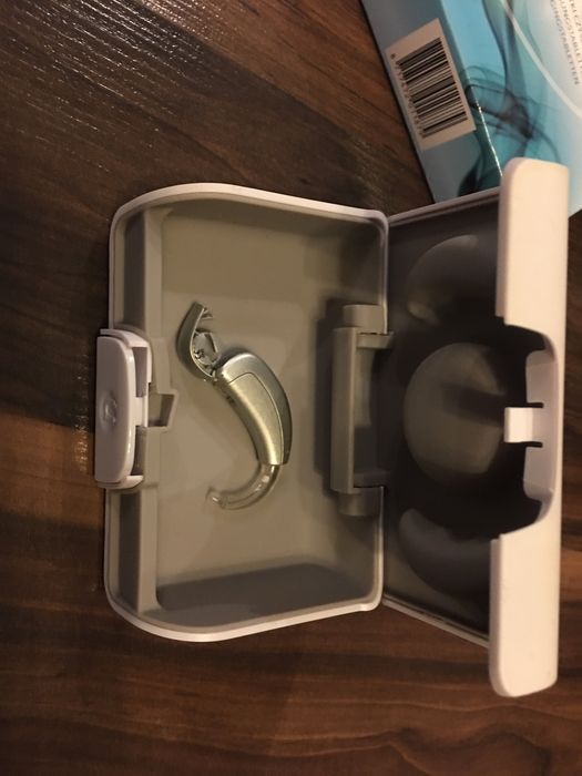 Aparat słuchowy zauszny Geers, 2015 - stan idealny, zestaw + gratisy