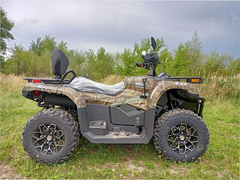 Квадроцикл SokMoto RAPTOR 450L 4х4 EFI EPS Електропосилювач керма Gen IIІ СокМото Раптор третье поколение | Генерация три | Безкоштовна доставка