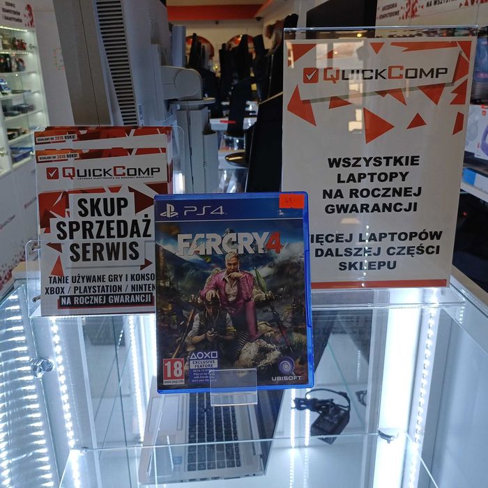 Gra PlayStation 4 PS4 / PS5 Far Cry 4 Gwarancja 1 rok QUICK-COMP Przemyśl