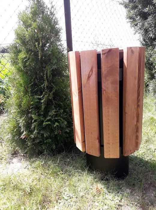 Kosz na śmieci park ogród miasto producent atest