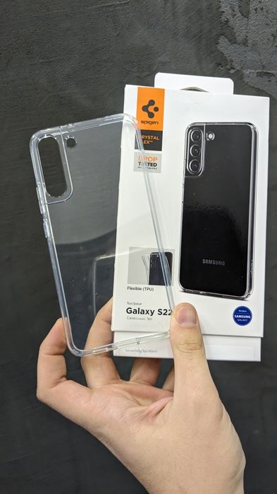 Чохол Spigen Samsung Galaxy S22+ Plus (6.6") Crystal Flex Clear Чехол