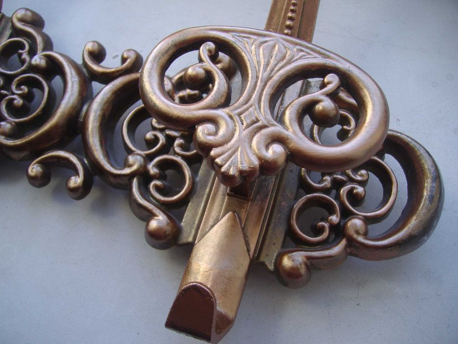 Вешалка антикварная СССР в коллекцию прихожую для декора (алюминий)