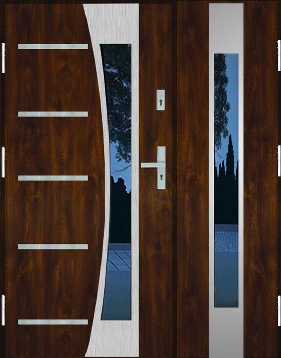 drzwi zewnętrzne dwuskrzydłowe TERMO dostępne od ręki