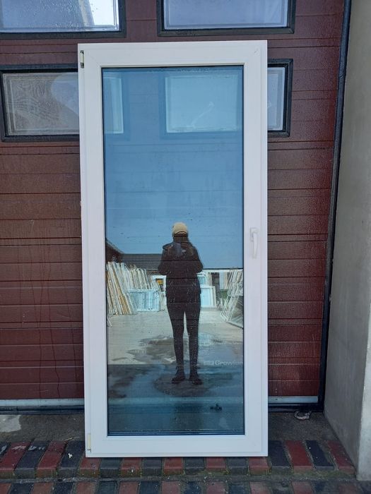 Drzwi balkonowe 95x210 pcv plastikowe okno DOWÓZ CAŁY KRAJ