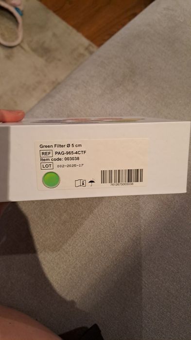 Zielony filtr 5 cm do lampy Bioptron MedAll
